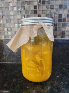 Mason Jar with Fired Cider