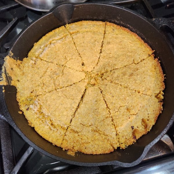 rustic skillet cornbread